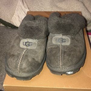 UGG slippers -grey